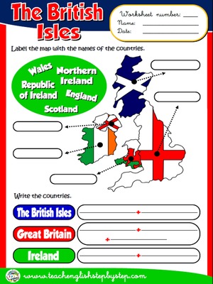 The British Isles - Worksheet 