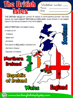 The British Isles - Worksheet