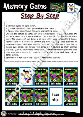 ABILITIES - MEMORY GAME CARDS