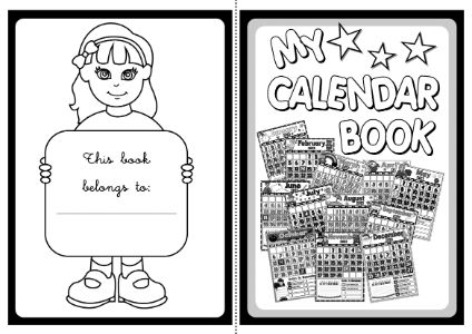 School Year Calendar Book