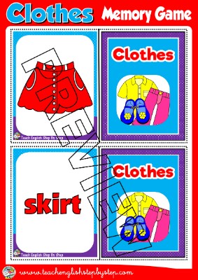 CLOTHES - MEMORY CARDS