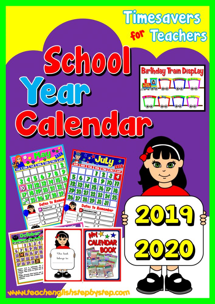 SCHOOL YEAR CALENDAR 2019 2020