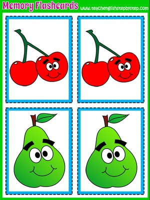 Food and drinks - Memory Game  Flashcards (picture/picture)