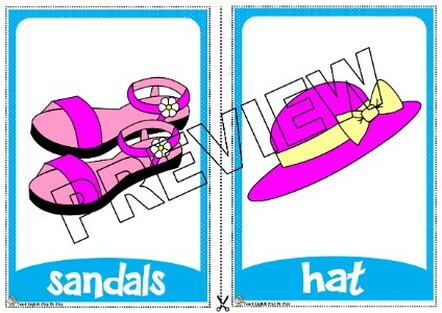 CLOTHES FLASHCARDS