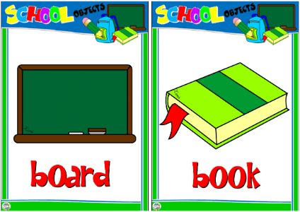 CLASSROOM OBJECTS - FLASHCARDS#