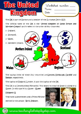 The United Kingdom - Worksheet 