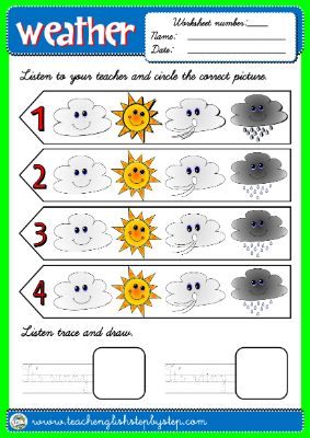 #THE WEATHER - WORKSHEET 2